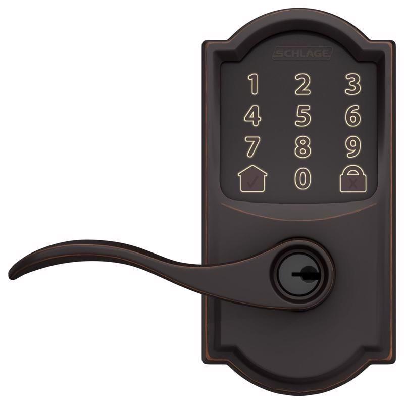 WIFI DEADBOLT W/lvr AB