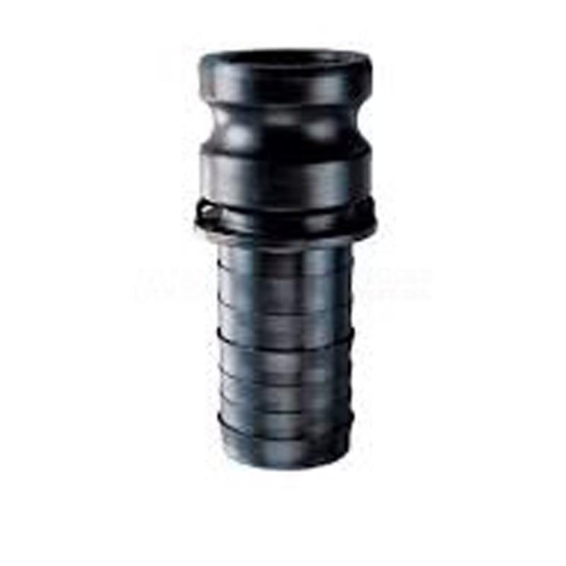 Emery Jensen Type-e male 2-inch discharge and suction hose adapter, durable plastic fitting for fluid transfer applications