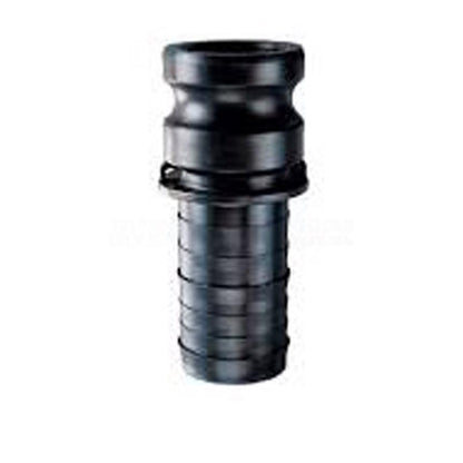 Emery Jensen Type-e male 2-inch discharge and suction hose adapter, durable plastic fitting for fluid transfer applications