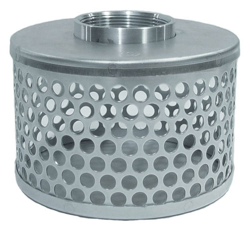 Emery Jensen 2-inch FPT strainer hose for discharge and suction applications, showing the hose with threaded fittings.
