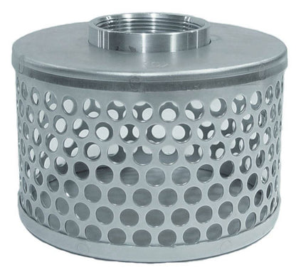 Emery Jensen 2-inch FPT strainer hose for discharge and suction applications, showing the hose with threaded fittings.