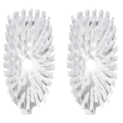 Pair of Emery Jensen dish and pan brush refills, durable replacement heads for effective cleaning of dishes and cookware.