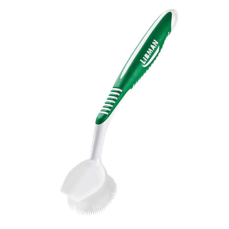 DISH BRUSH WHITE 9" - Pack of 6