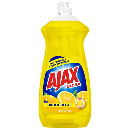 AJAX DISH LQD LEMON 28OZ - Pack of 9