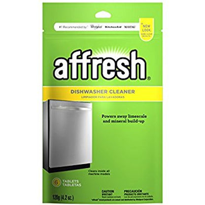 Emery Jensen dishwasher cleaner 6-pack of dishwasher detergent tablets for effective cleaning and freshening of dishwashers.