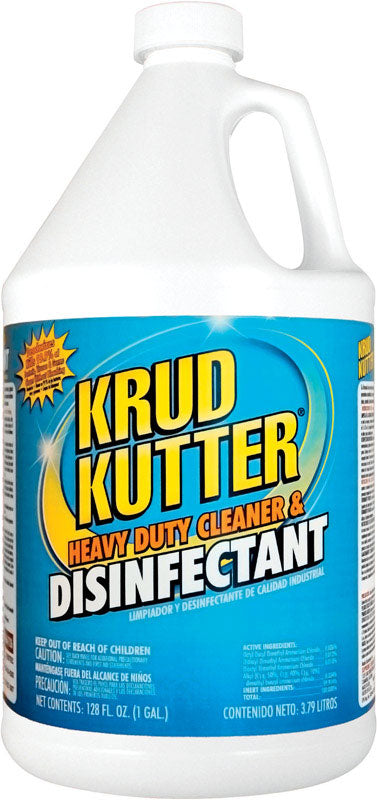 Two bottles of Emery Jensen disinfectant liquid Krud KTR GL in a pack, used for effective surface sanitation and cleaning.