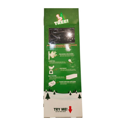 Emery Jensen 1-2 tree display stand showcasing multiple display slots for retail or commercial use.