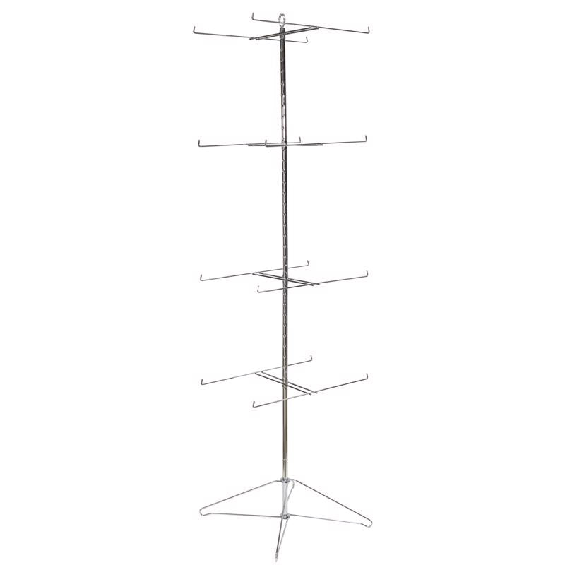 Emery Jensen 4-sided display stand showing multiple display panels for product showcasing and organization.