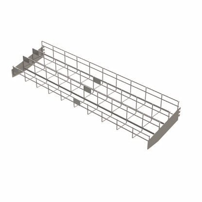 Black drawer slide display by Emery Jensen showing a close-up of the sliding mechanism and mounting hardware.