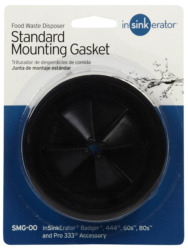 Emery Jensen disposer mount B gasket for garbage disposal, close-up view of the rubber seal part.
