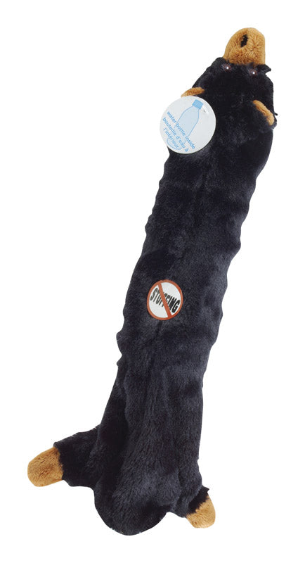 Emery Jensen plush bear dog toy with soft fabric and stuffing, designed for dogs to chew and cuddle.