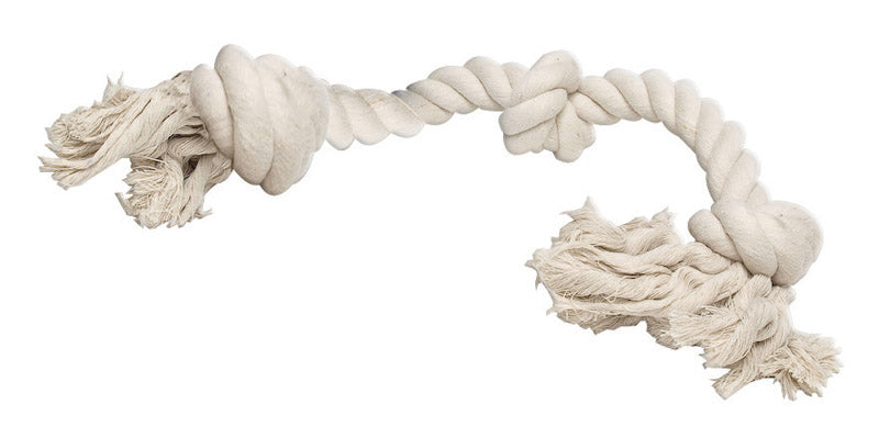 Emery Jensen XL dog toy rope tug, durable and soft for active dogs, made of thick braided rope for tug-of-war play.