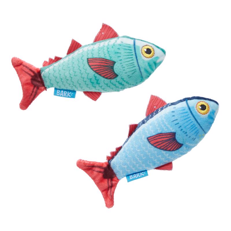 DOG TOY TROUT TWINS - Pack of 3