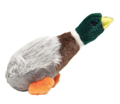 Emery Jensen dog toy waterfowl, soft plush duck-shaped toy for dogs, suitable for play and chewing.