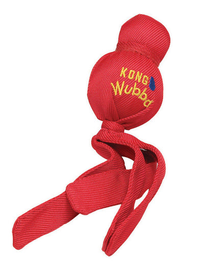Large Emery Jensen Wubba dog toy, durable plush and rubber material, designed for interactive play with dogs.