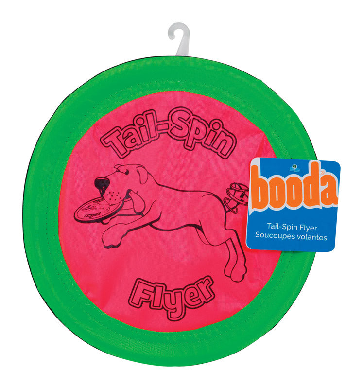 Emery Jensen Flyer Disc dog toy, lightweight plastic disc for fetching and outdoor play with dogs.