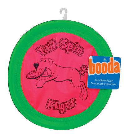 Emery Jensen Flyer Disc dog toy, lightweight plastic disc for fetching and outdoor play with dogs.