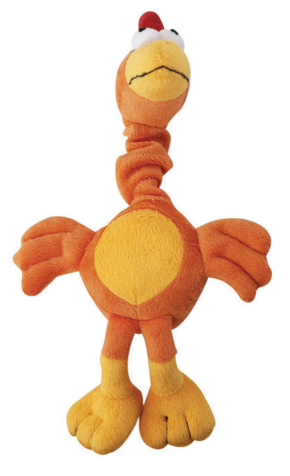 Emery Jensen Plush Chirpies dog toy with soft fabric and squeaker, designed for playful and cuddly fun for dogs.