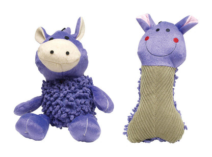 SHAGGY PLSH DOG TOY ASST