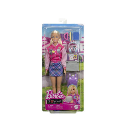 Emery Jensen doll back to school action figure for children 3 years and older, detailed doll with school-themed accessories.