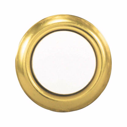 Emery Jensen 78-inch gold LED door button, sleek and modern door access button with illuminated design