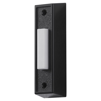 PUSHBUTN DOORBELL Bk/wht