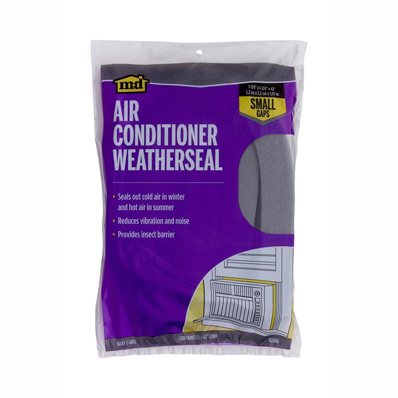 Emery Jensen door and window weatherstrip for air conditioning units, 1-1/4 inch by 42 inches, weatherproof sealing.