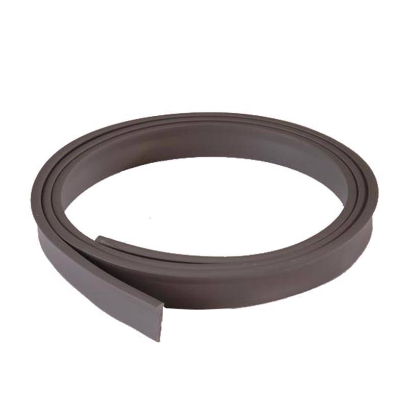 Gray vinyl door and window weatherstrip seal by Emery Jensen, 37-foot length, designed to improve insulation and prevent drafts.