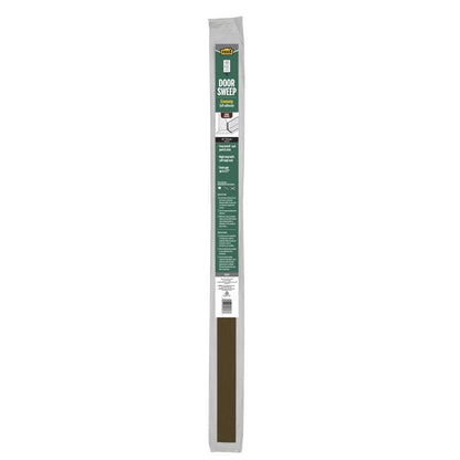 Emery Jensen 36-inch brown self-adhesive door and window weatherstrip for sealing gaps and improving insulation.
