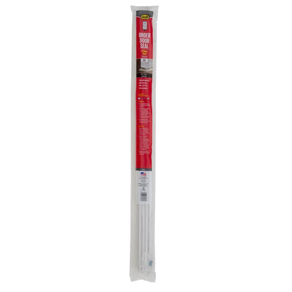 Emery Jensen DRBTM VYL CDB134 white 36-inch door and window weatherstrip for improved sealing and insulation.
