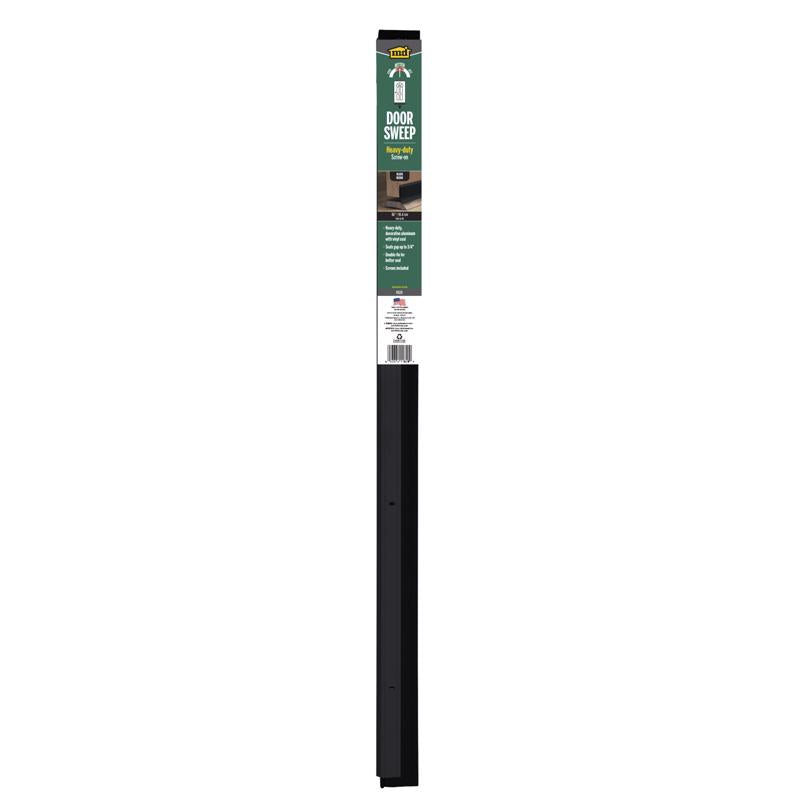 SWEEP DOOR BLK 0.25X25" - Pack of 6