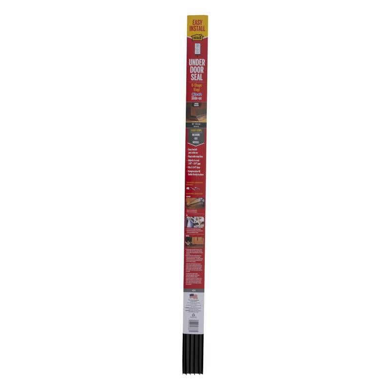 Emery Jensen brown 36-inch under door seal weatherstrip for doors and windows, provides sealing and insulation.