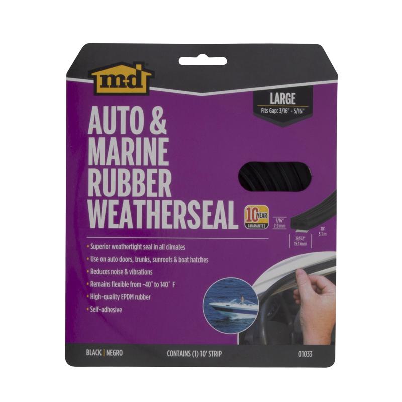 WEATHERSTRIP RBR A&m 10'