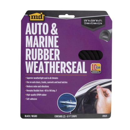 Emery Jensen 17-foot RBR door and window weatherstrip for sealing gaps and improving insulation.