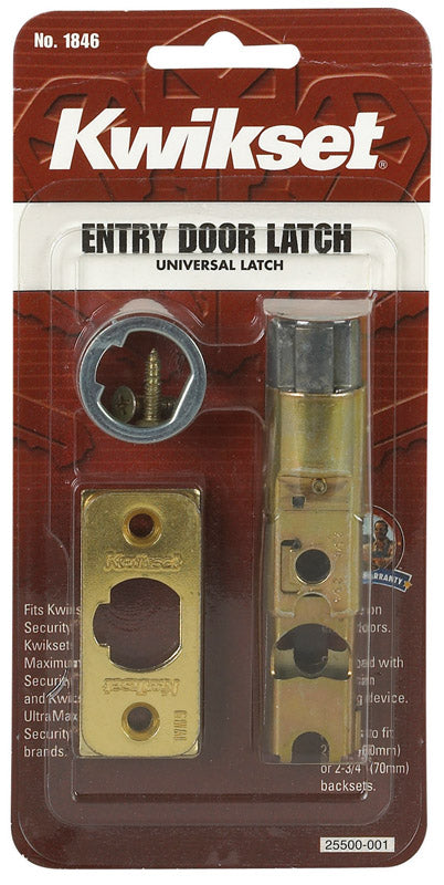 Emery Jensen deadlatch entry door lock with 6W aluminum finish, shown on a door latch hardware.
