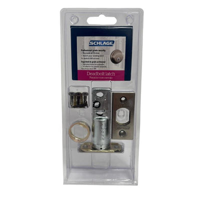 Emery Jensen deadbolt latch for door locks, showing the metal latch mechanism used in door security hardware.