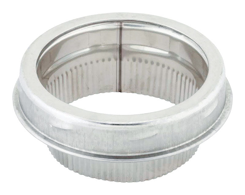Emery Jensen 6-inch double wall chimney pipe and fittings for safe venting, shown in a close-up of the pipe and fittings.