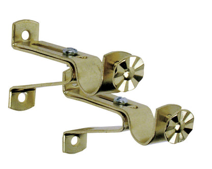 Emery Jensen 5/8-inch café rod bracket for drapery accessories, metal mounting hardware for curtain rods.