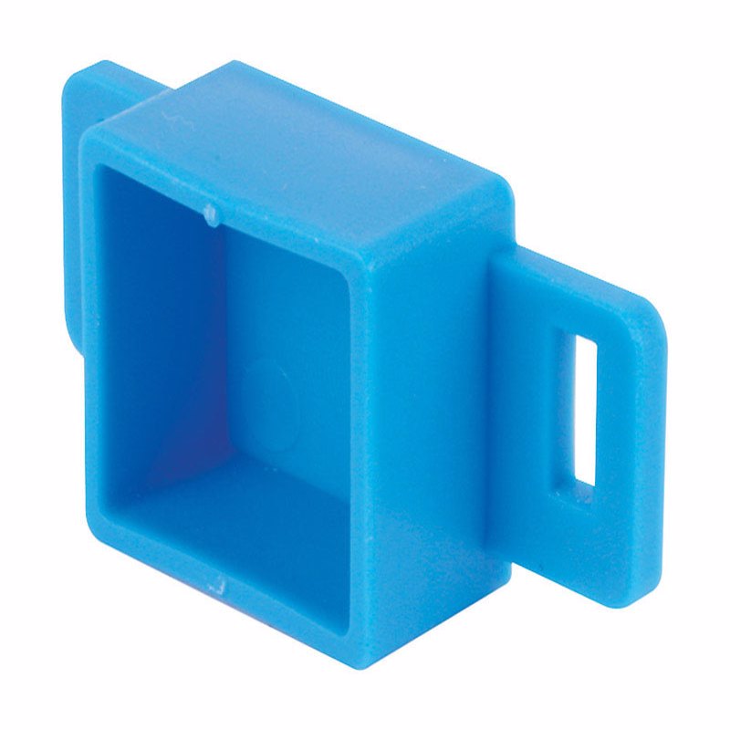 Emery Jensen drawer slides back plate for drawer track installation, shown with mounting holes and metal construction.