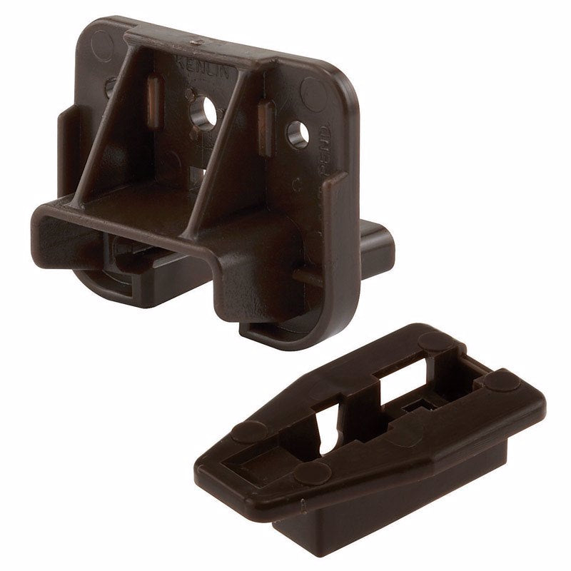Emery Jensen drawer slides and rollers with drawr track guide and glide for smooth cabinet drawer operation.