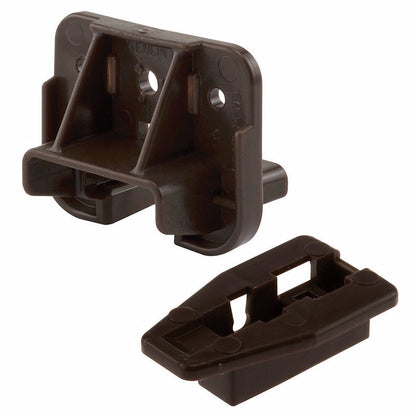 Emery Jensen drawer slides and rollers with drawr track guide and glide for smooth cabinet drawer operation.
