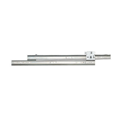 Emery Jensen 18-inch slide drawer with 1300-pound capacity, featuring durable rollers for smooth opening and closing.
