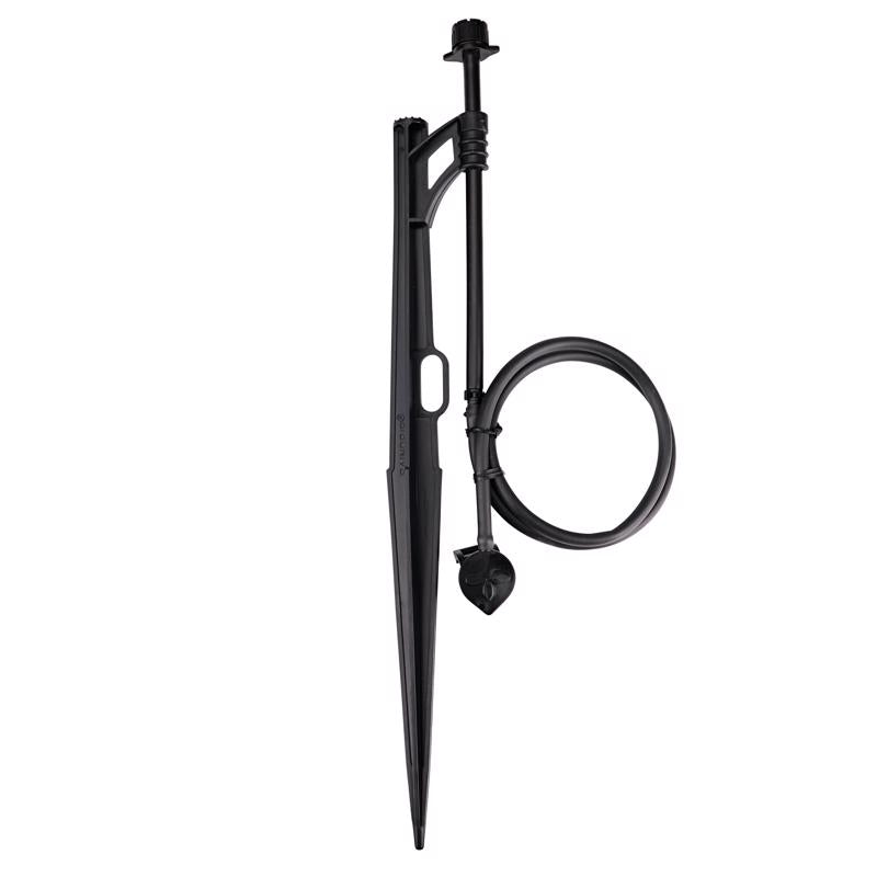 Emery Jensen BUBBLR STRM FullCir Adjustable Drip Irrigation Product showing a compact watering device with adjustable flow control