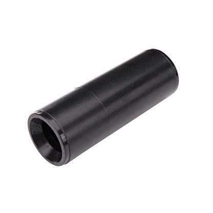 Emery Jensen 5/8-inch compression coupler for drip irrigation systems, connecting two hoses or tubing for secure water flow.