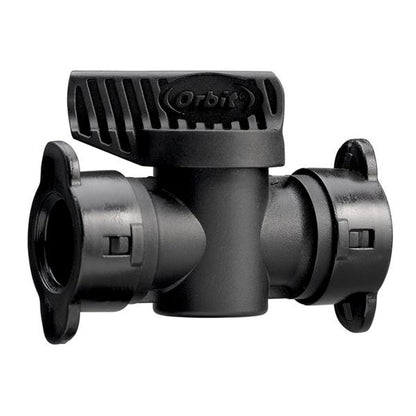 Emery Jensen 1/2 inch drip irrigation coupler for connecting drip hoses in irrigation systems.
