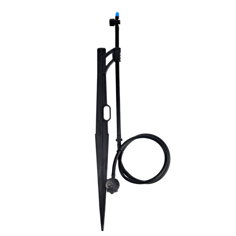 Emery Jensen StreamSpray 1/2 inch adjustable drip irrigation emitter for efficient watering systems.