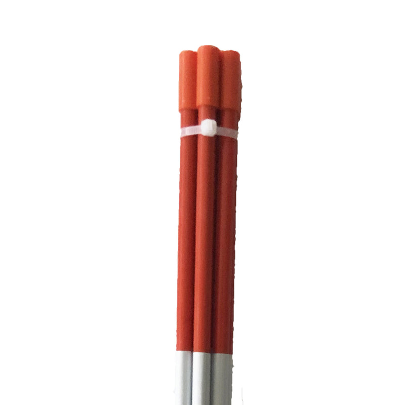 Emery Jensen driveway markers 48-inch orange marker poles in a 6-pack, designed for marking driveways and outdoor spaces.