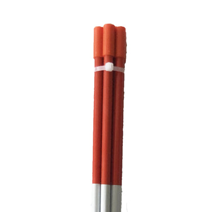 Emery Jensen driveway markers 48-inch orange marker poles in a 6-pack, designed for marking driveways and outdoor spaces.