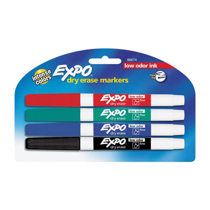 EXPO DRY ERASEMARKER 4CT - Pack of 6