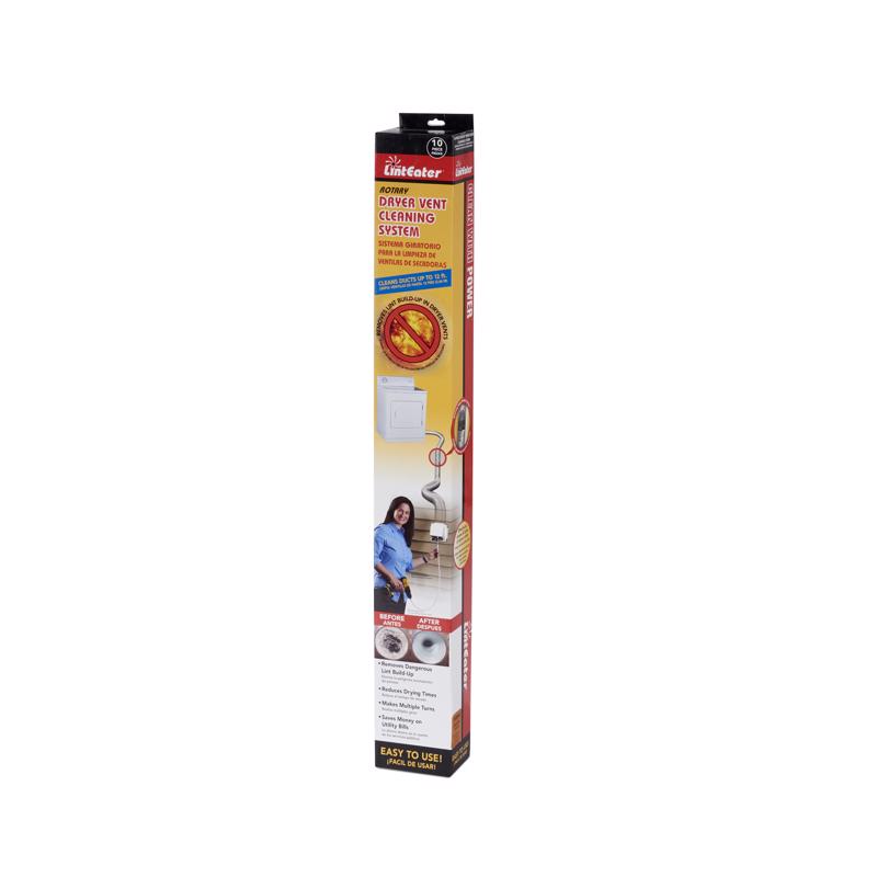Emery Jensen VNT CleanG Kit plastic 12-inch dryer lint trap saver for efficient lint collection and dryer maintenance.
